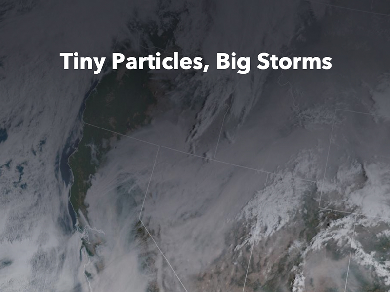 Tiny particles, Big storms
