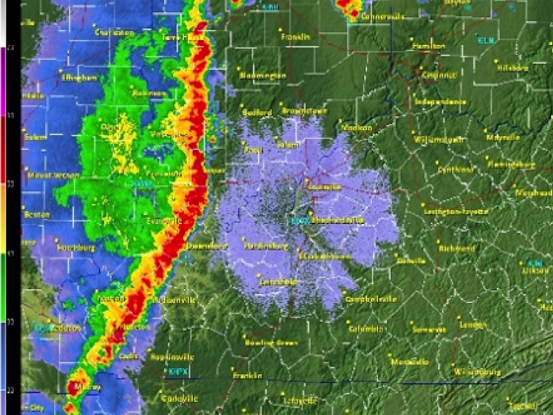 A squall line